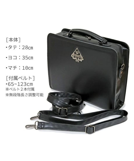 《Deorart》Spadeエンブレム 4way ダレスバッグ・リュック [スペード・ゴシック・モード] BG005