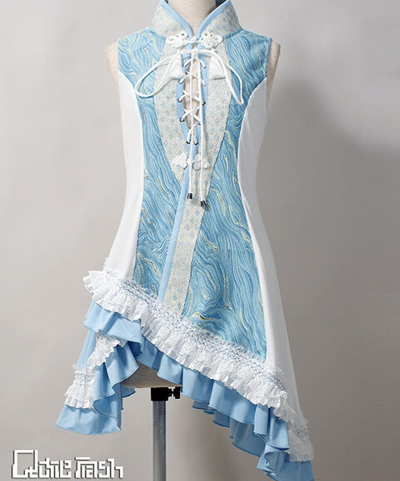 Qutiefrash》胸あきチャイナチュニック 9650-CT | TyCHEMaria &