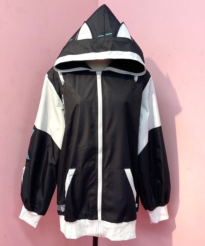 NieR》猫耳ダブルフードCYBER OUTER 【2WAY OFF-SHOULDER】76 NieR》猫耳ダブルフードCYBER OUTER 【2WAY OFF-SHOULDER】76