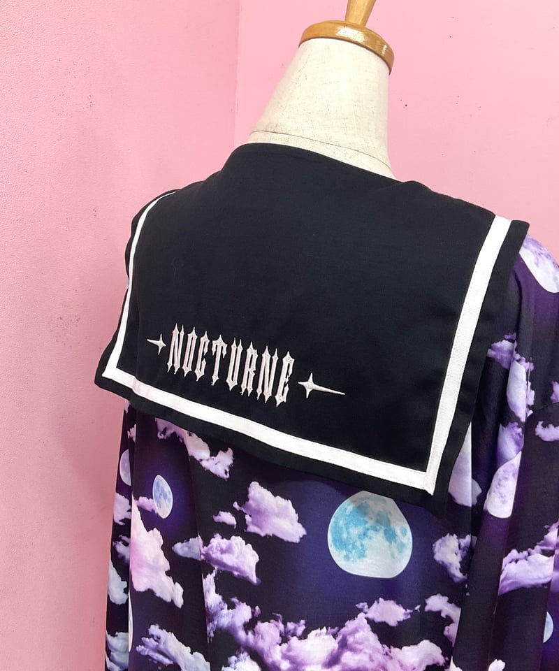 LISTEN FLAVOR》夢見る月夜のセーラーワンピ 2413511 | TyCHEMar