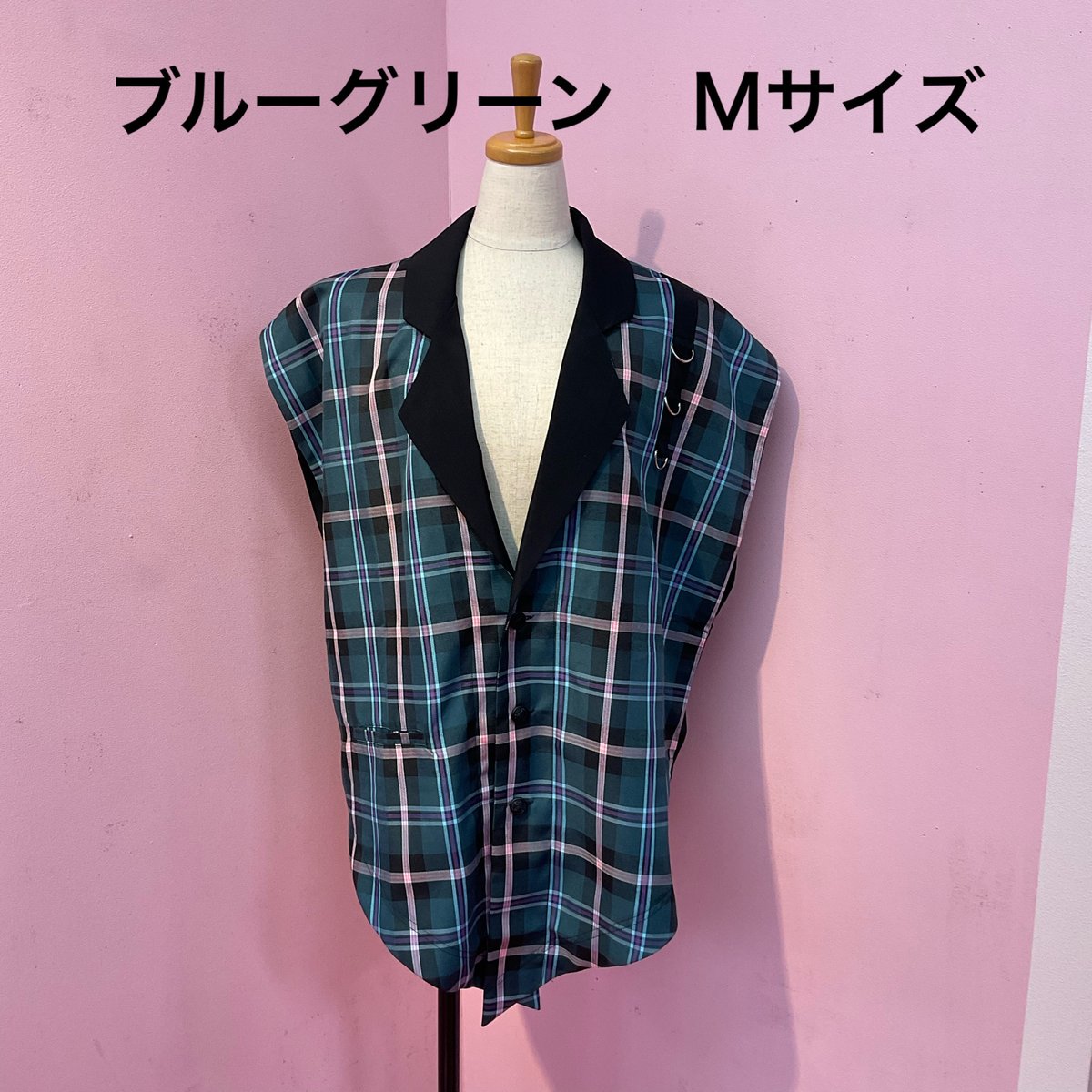 作家様　一点もの　ベスト　トップス　ジレ　アウター 作家様一点ものベストトップスジレアウター