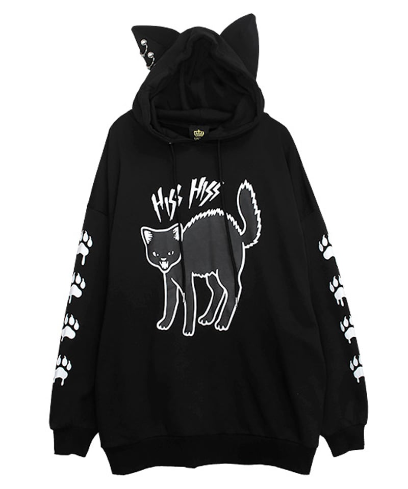 LISTEN FLAVOR》やんのかステップ 猫耳パーカー 2423553 | TyCHEM LISTEN FLAVOR》やんのかステップ 猫耳パーカー 2423553 | TyCHEM