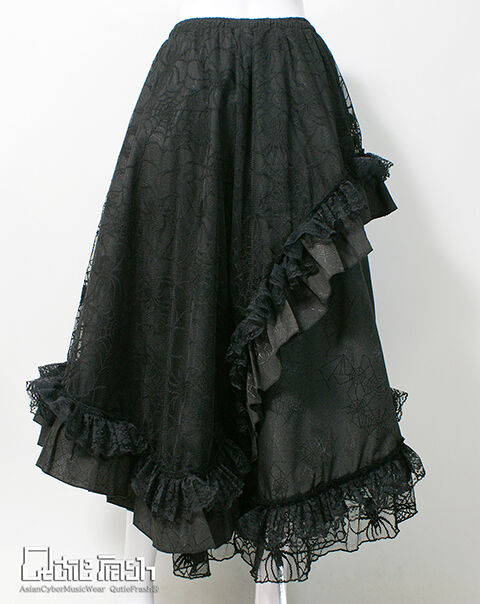 Qutiefrash》 蜘蛛メッシュロングスカート 9657-SK | TyCHEMaria