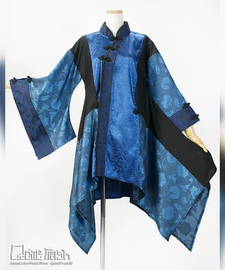 《Qutiefrash》着物チャイナチュニック 9876-OP