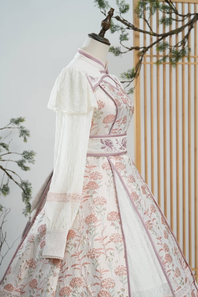 星箱Works》彩花磁 ロングワンピース P23101290ML | TyCHEMaria  