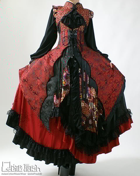 Qutiefrash》蝙蝠ラップコルセット 9679-CT | TyCHEMaria &  