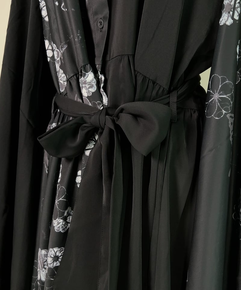 NieR》着物風袖2WAY TWO-TONE DRESS【和柄】1007 | TyCHEMa