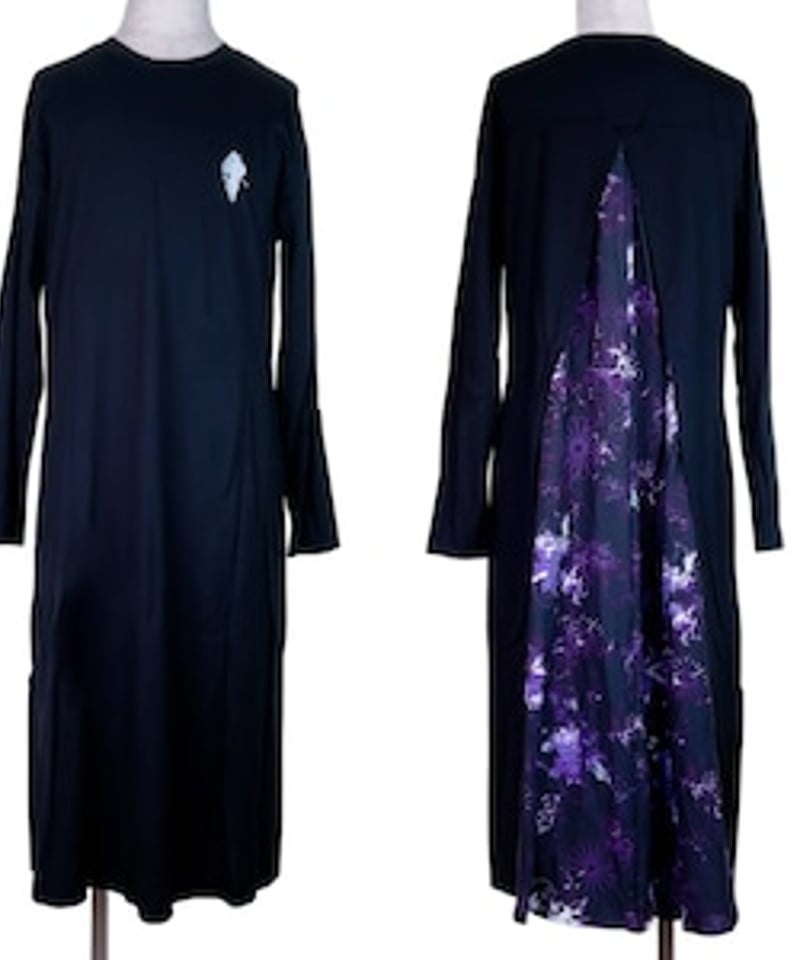 NieR》ポケット付きBACK DESIGN LONG DRESS【和柄九尾】990 | T