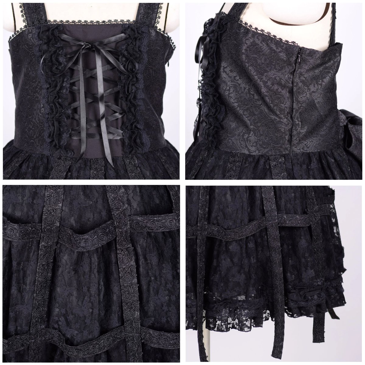 h.NAOTO 》 Rose Bird Cage Dress【XL Size】 SKU:CN h.NAOTO 》 Rose Bird Cage Dress【XL Size】 SKU:CN