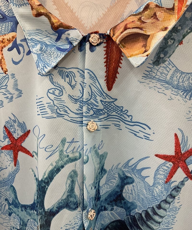 トリプルフォーチュン　シャツ Triple*fortune》マリン柄シャツ | TyCHEMaria & chouchou