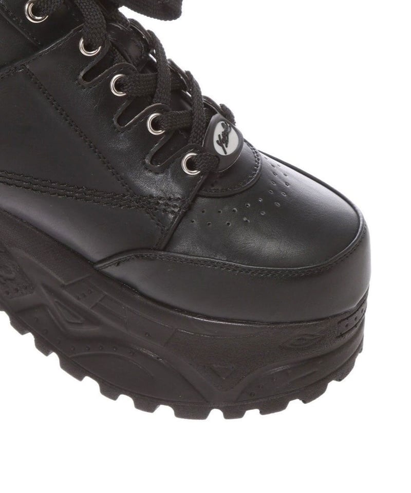 YOSUKE 》厚底フラットスニーカー（ブラック） 2810365 | TyCHEMaria