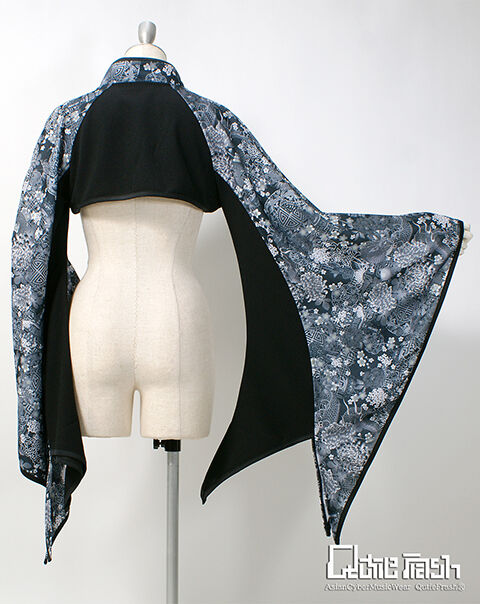 キューティーフラッシュ　チャイナショートボレロ　ブラック　ドラゴン Qutiefrash》チャイナショートボレロ 9653-CD | TyCHEMaria &