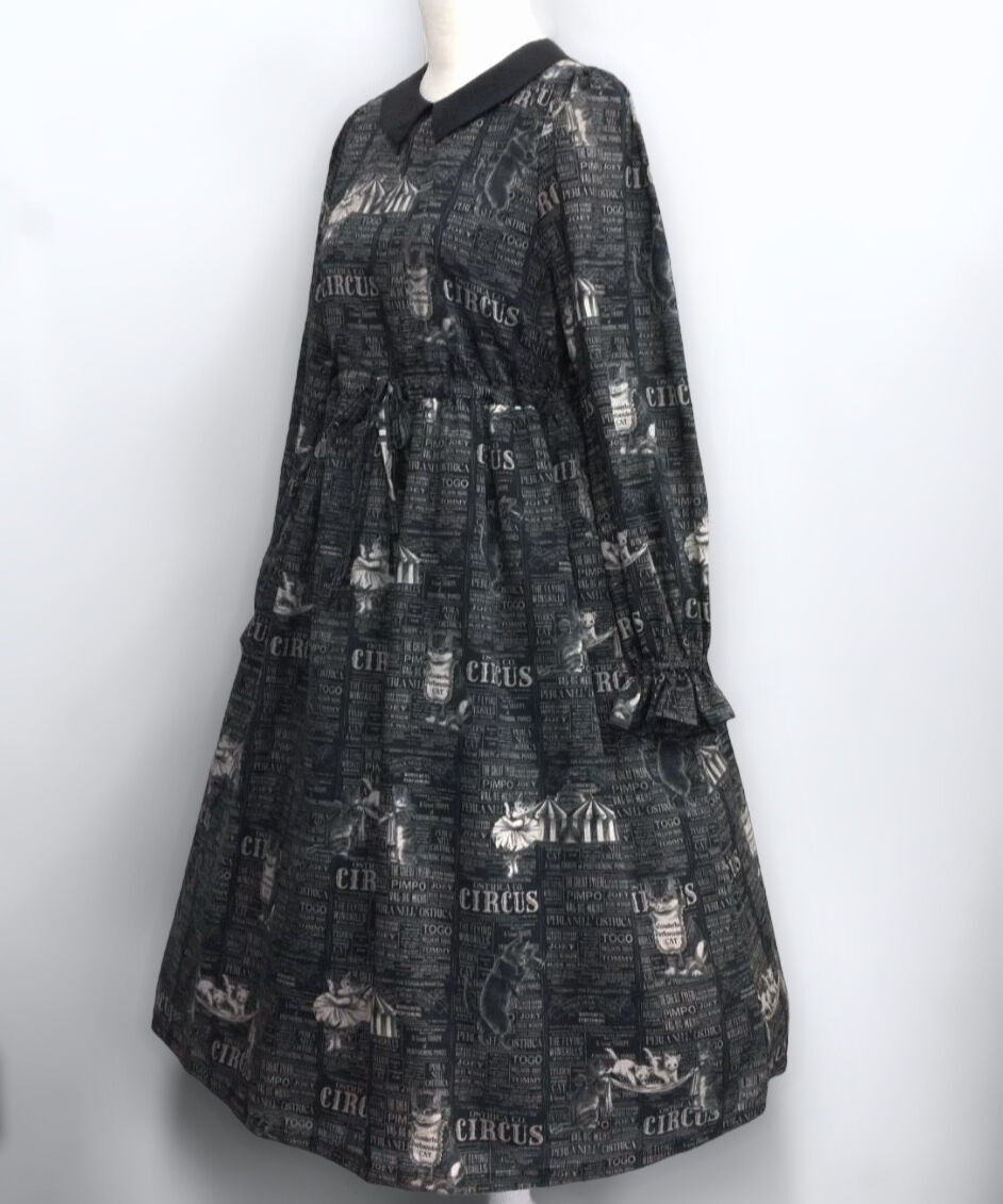 タグ付き♥キャットサーカス襟付きワンピPerla nell' ostぺ