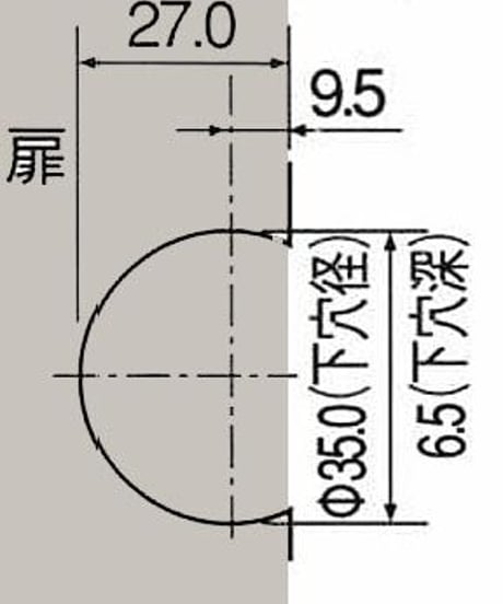 RABBIT代替丁番 15-20 GB色 送料全国一律200円!
