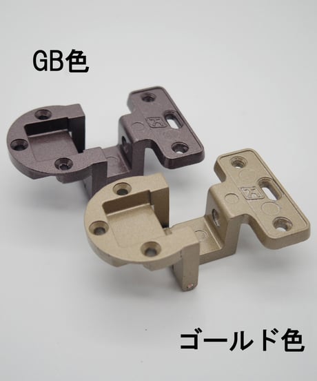 送料全国一律200円! 復刻　K刻印丁番金具20-15 旧サイズ ゴールド色(日本製)