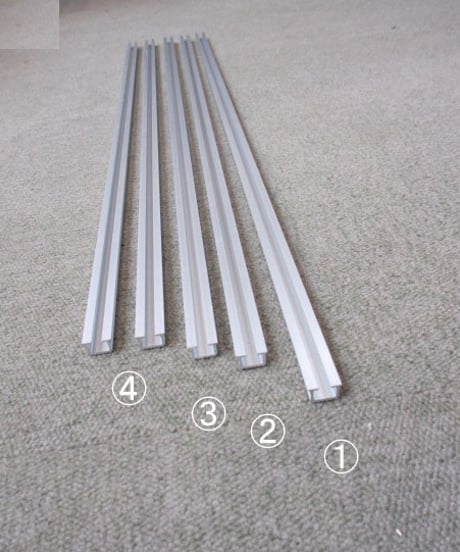 激安!吊り扉専用レール端材５本セット