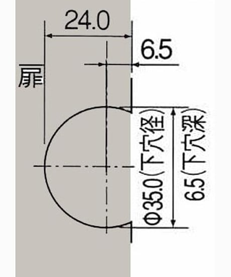 送料全国一律200円! 復刻　K刻印丁番金具20-15 旧サイズ GB色(日本製)