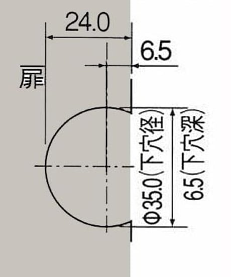 送料全国一律200円! 復刻　K刻印丁番金具16-15 GB色(日本製)