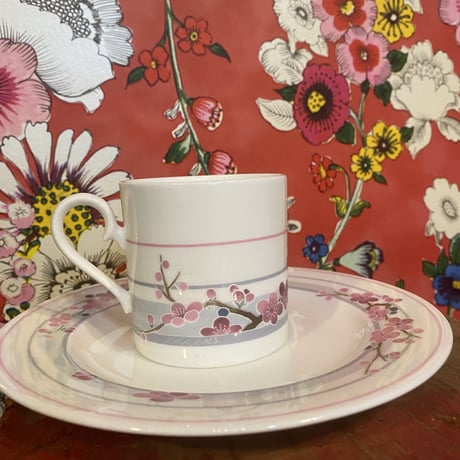 FINE BONE CHINA NIKKO コーヒーカップ梅