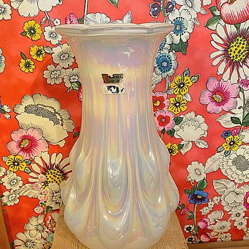 KURATA Craft Glass クリスタルガラス 手作り花瓶