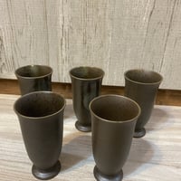 湯呑み5つセット茶系