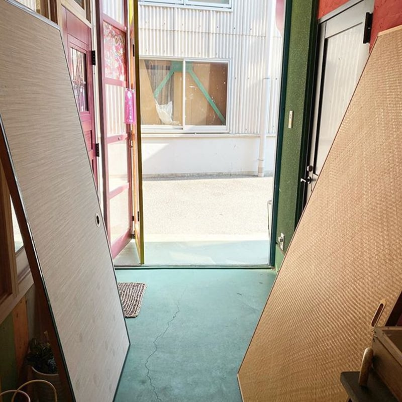 あじろの引き戸