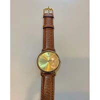 SEIKO金色茶ベルト時計