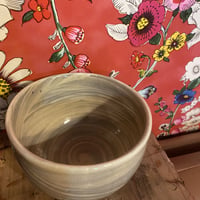 抹茶碗柄入り鶯色