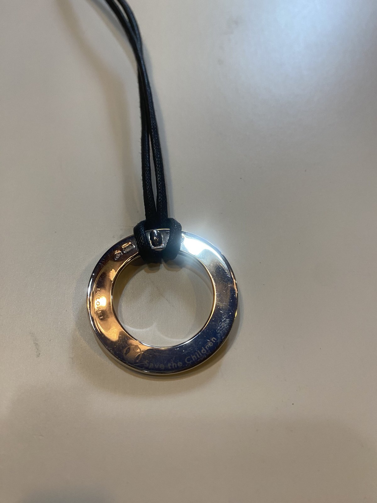ブルガリ BVLGARI セーブザチルドレン ペンダント チョーカー