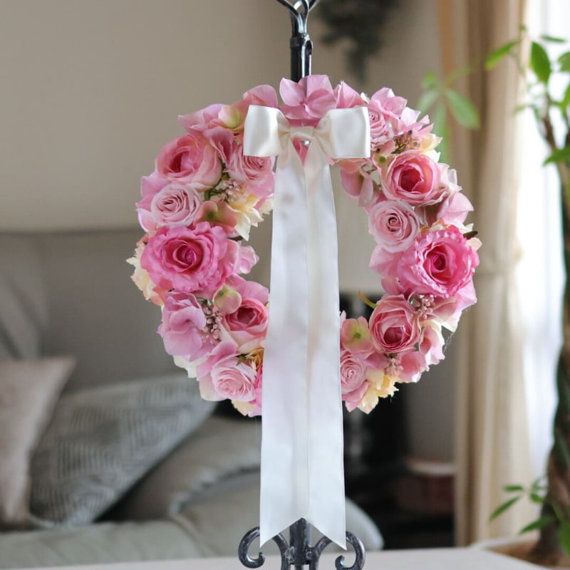 100円引きꕤ୭*☆アーティフィシャルフラワーリース 玄関リース直径約30cm 100円引きꕤ୭*☆アーティフィシャルフラワーリース 玄関リース