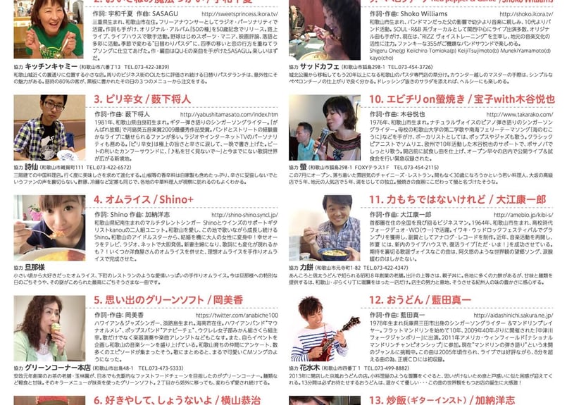 LURU-2017 和歌山de昼飯×喰会コンピレーションアルバム | LURU MUSIC S 