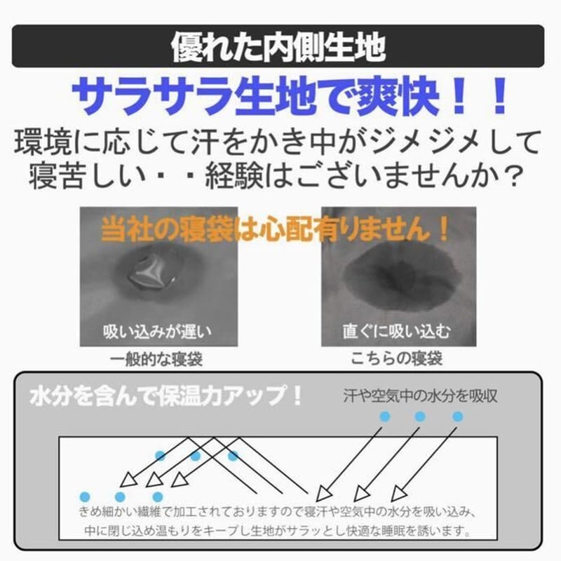 2個セット 新品 サハラ 寝袋 シュラフ コンパクト 抗菌 封筒型