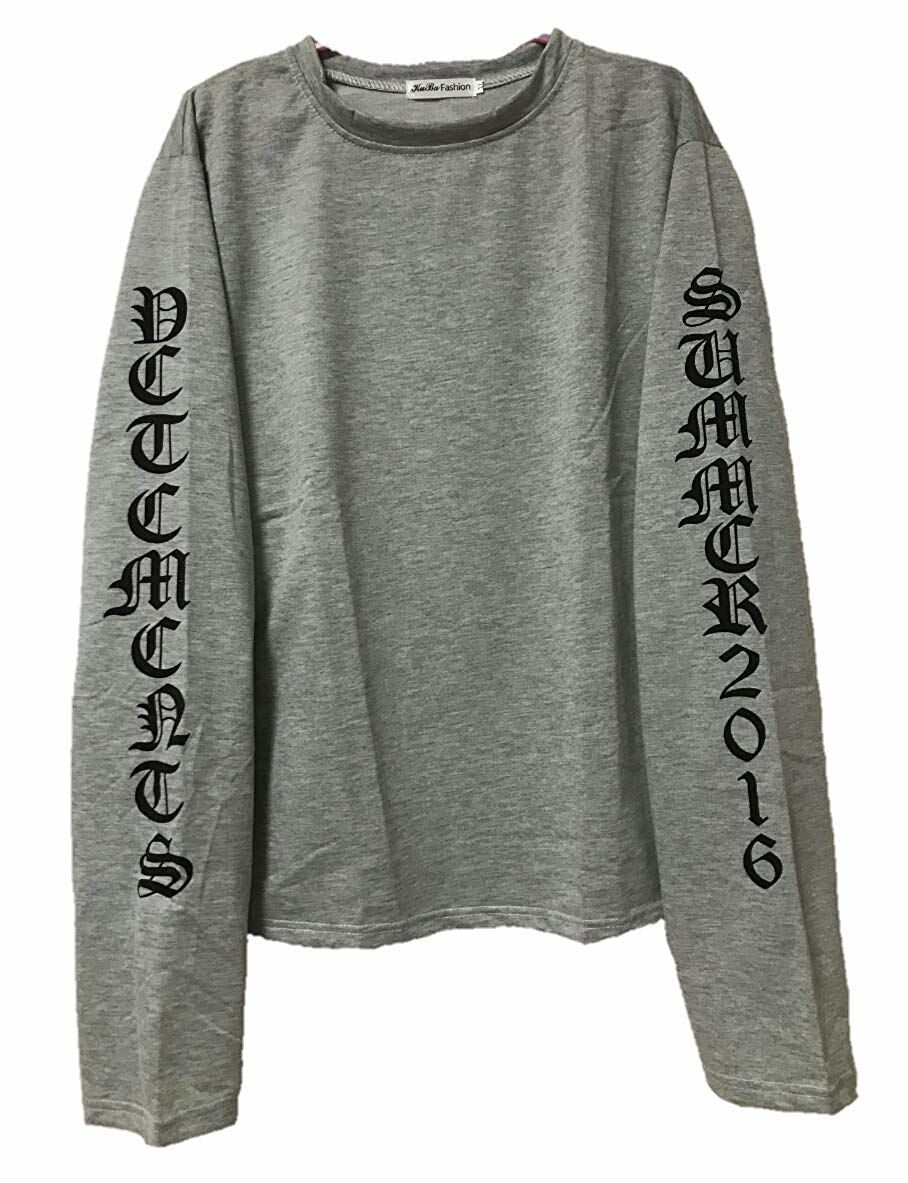 袖ロゴ ロンT 3代目 JSB 登坂広臣着用 男女兼用 BTS 格好いい カッコ