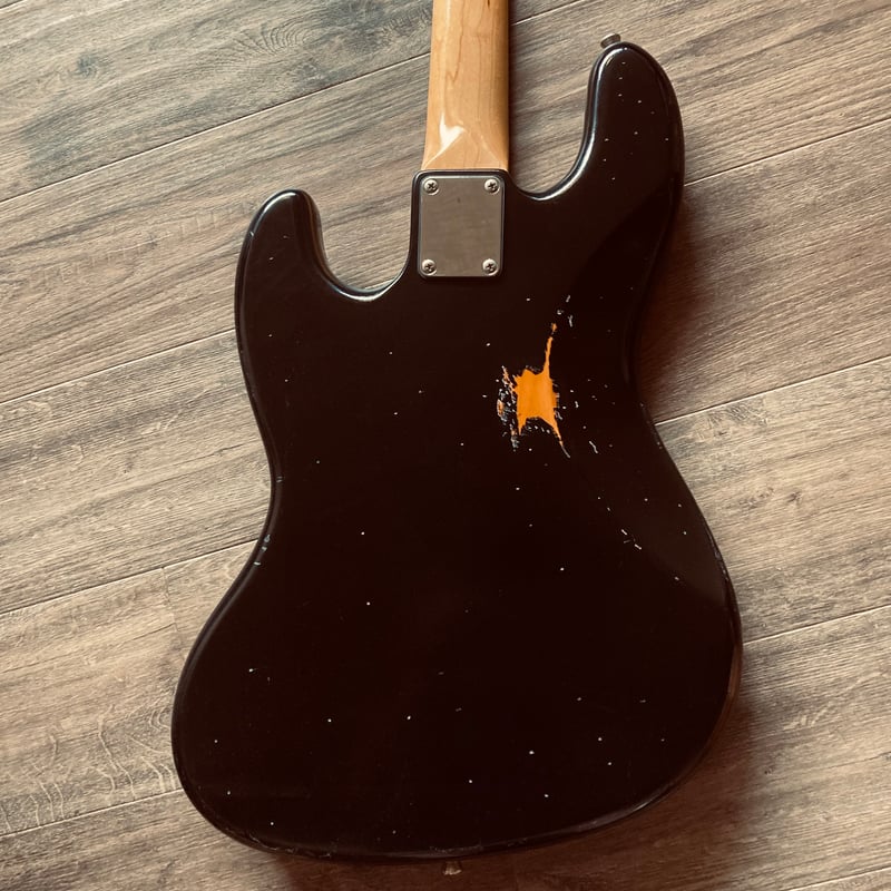 都 MJB-4R black | Miyako custom bass guitar