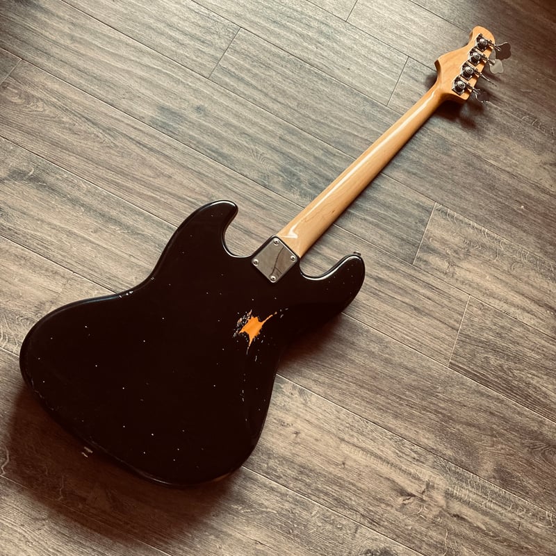希少！　Miyako Custom Modern Vintage MJB-4R 都 MJB-4R black | Miyako custom bass guitar