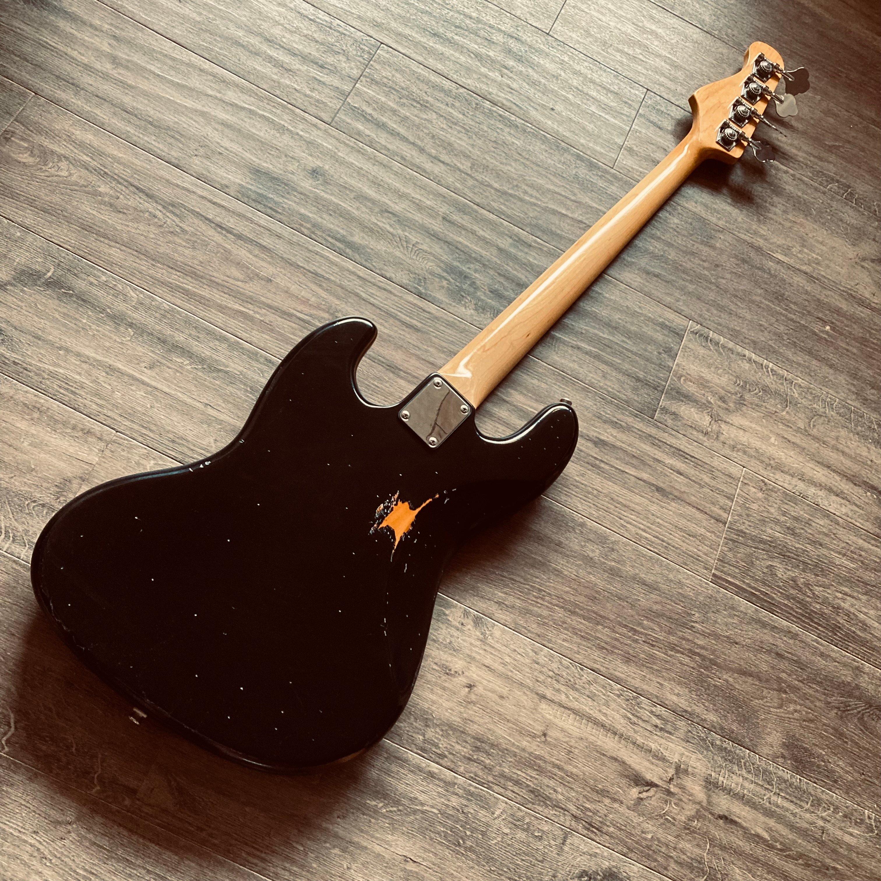 都 MJB-4R black | Miyako custom bass guitar