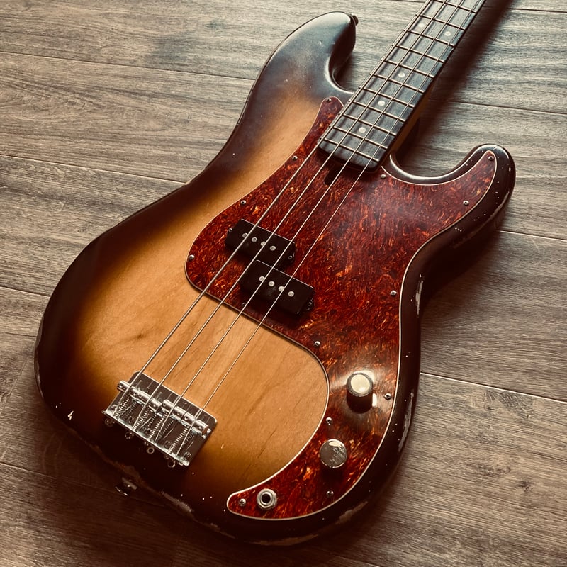 都 MPB-4R brown burst | Miyako custom bass guitar