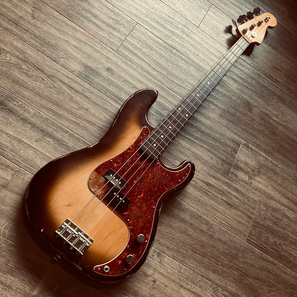 都 MPB-4R brown burst | Miyako custom bass guitar