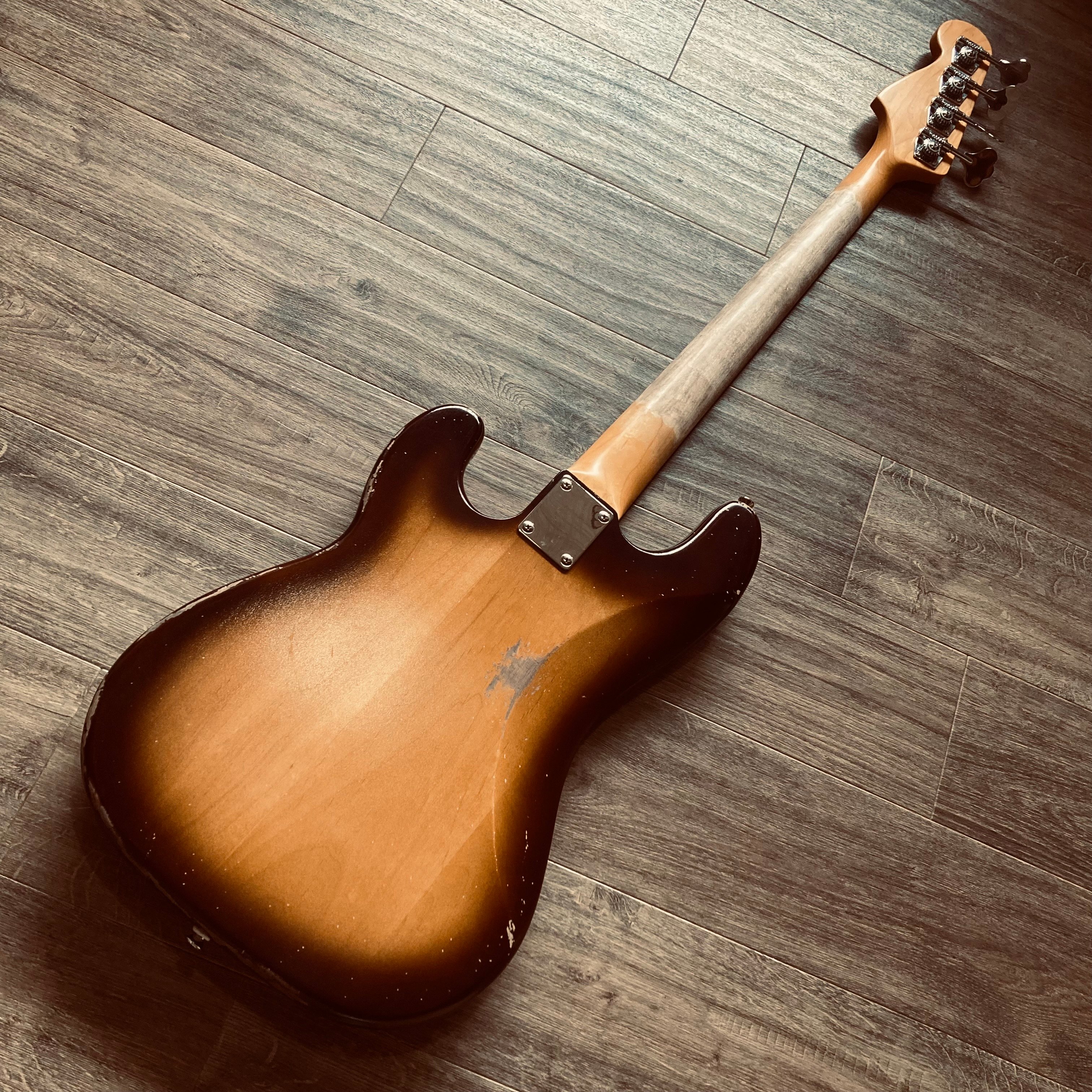 都 MPB-4R brown burst | Miyako custom bass guitar