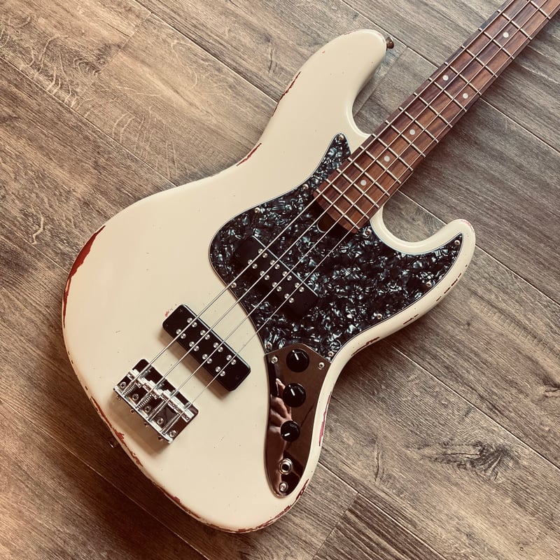 都 MJH-4R ivory multi layer | Miyako custom bass