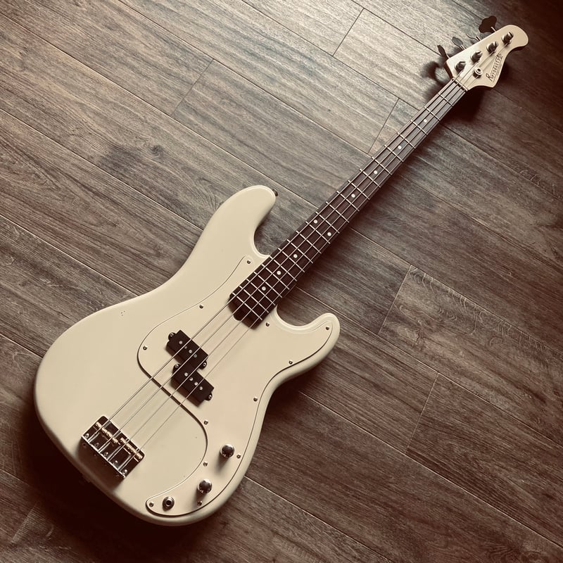 都 RMP-4R ivory | Miyako custom bass guitar