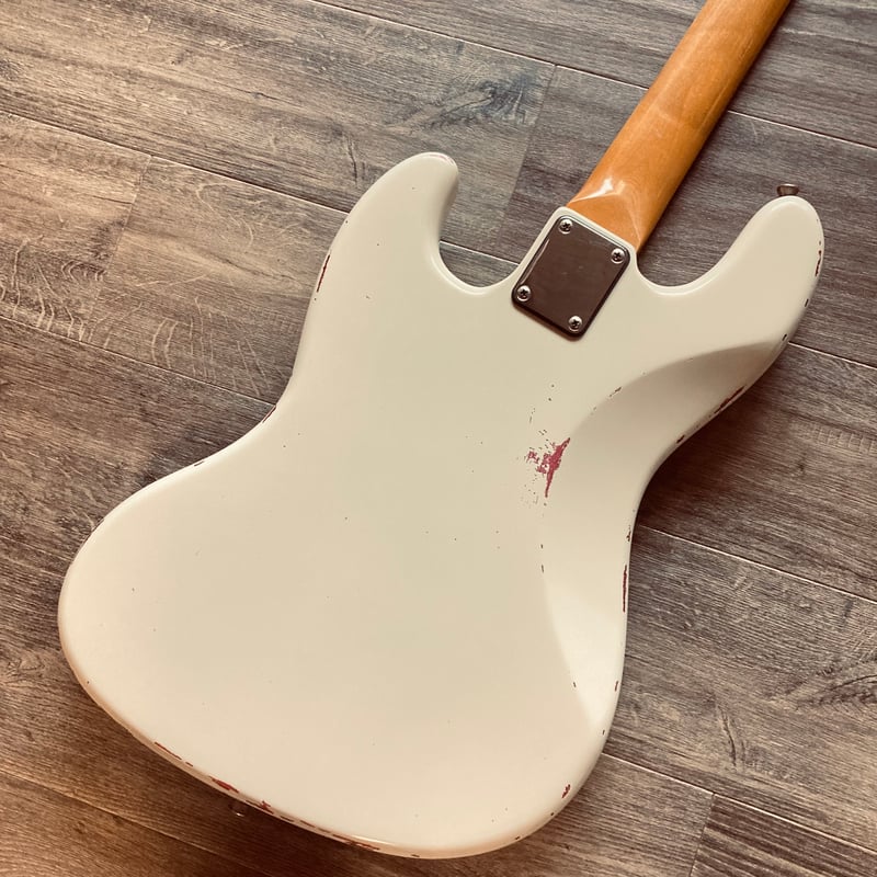 都 MJH-4R ivory multi layer | Miyako custom bass