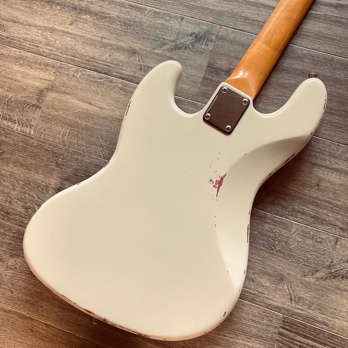 都 MJH-4R ivory multi layer | Miyako custom bass