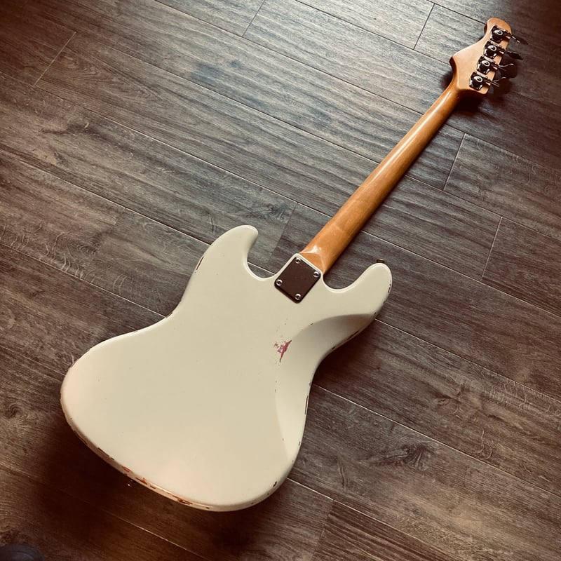 都 MJH-4R ivory multi layer | Miyako custom bass