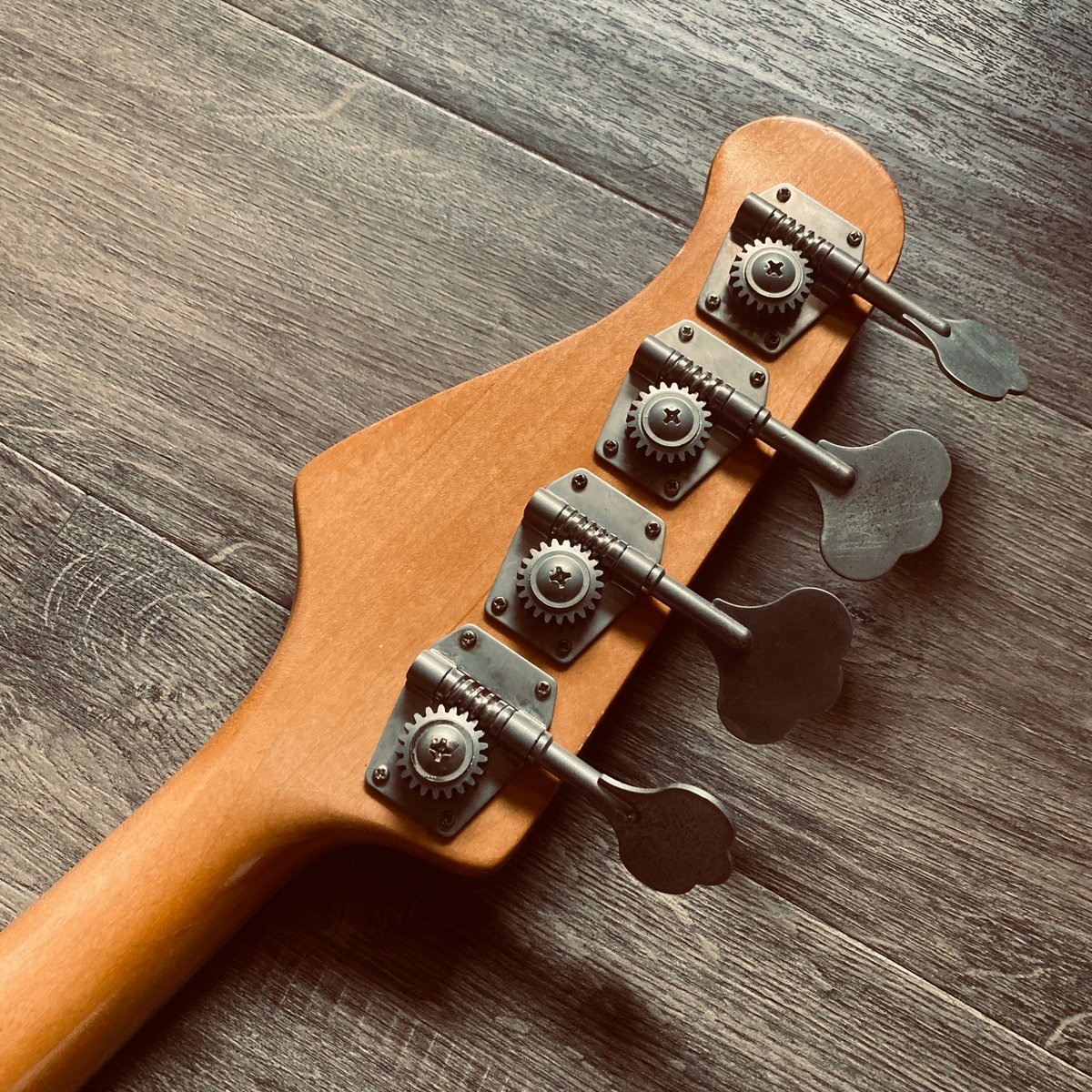都 RMP-4R ivory | Miyako custom bass guitar