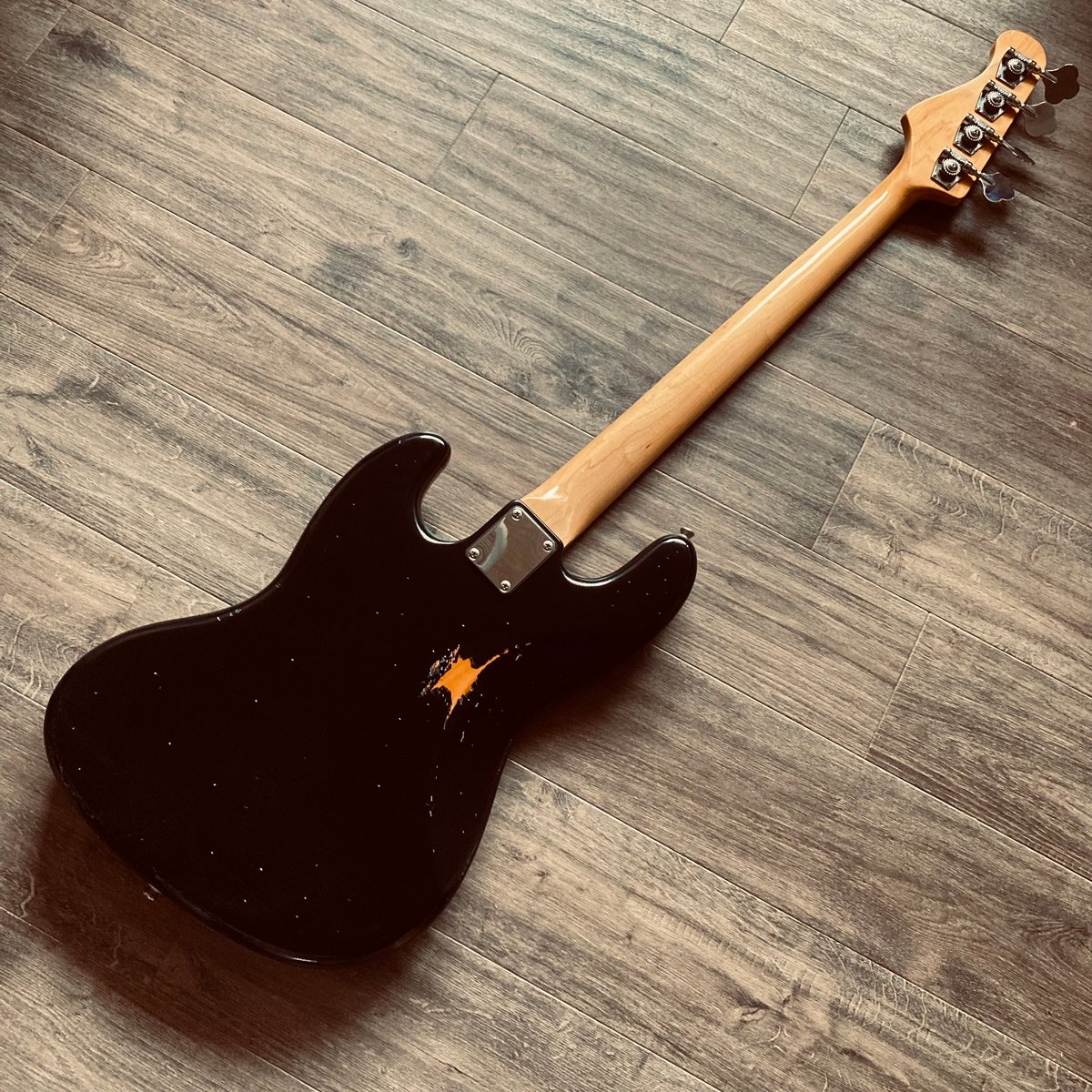 都 MJB-4R black | Miyako custom bass guitar