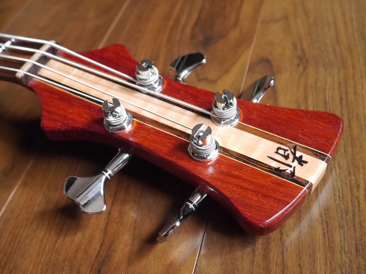 ベース 工房or個人製作 新品 ｜ 個人工房製作品 4st medium scale bass MH-4 active