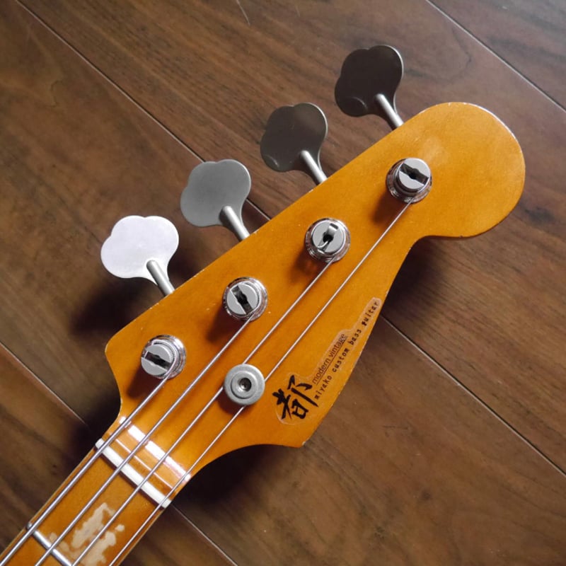 G34☆中古再生品 都 MJB-R | ミヤコカスタムベースギター