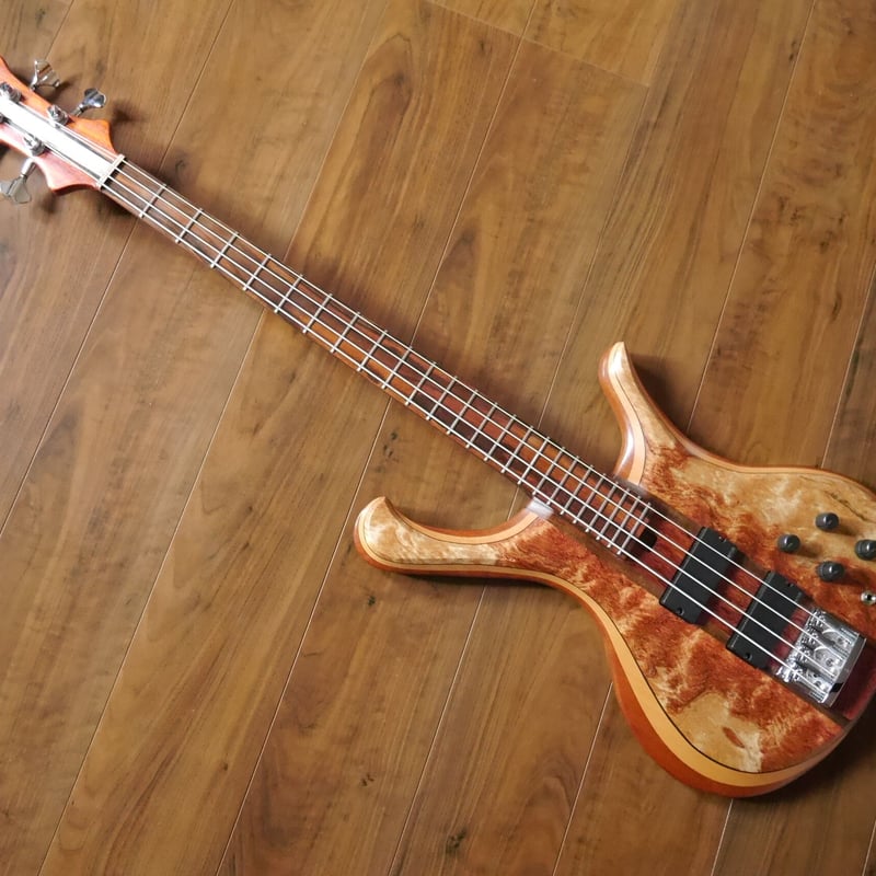 ベース 工房or個人製作 新品 ｜ 個人工房製作品 4st medium scale bass MH-4 active