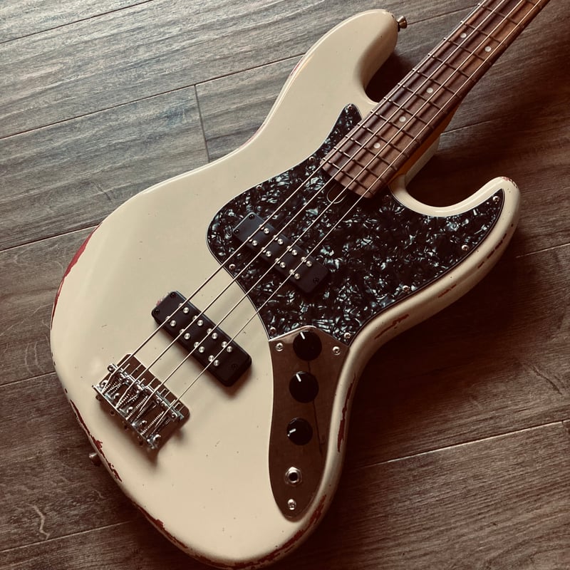 都 MJH-4R ivory multi layer | Miyako custom bass